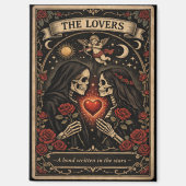 The Lovers Tarot Gothic Valentine Magnet  マグネット (正面)