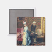 The Lovers' Tiff, 1872 (パネル上の油) マグネット (正面/裏面)