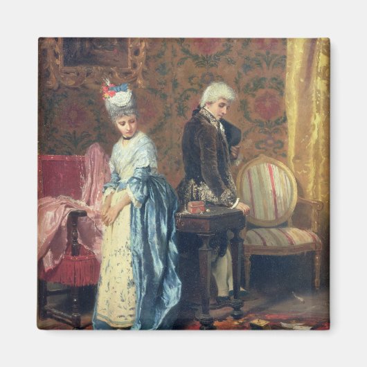 The Lovers' Tiff, 1872 (パネル上の油) マグネット (正面)