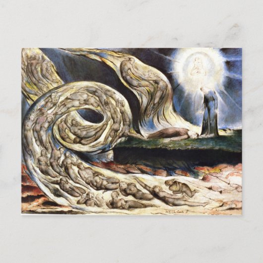 The Lovers' Whirlwind, William Blake ポストカード (正面)