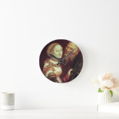 The Lovesick Old Man, 1553 (パネルの油) ラウンド壁時計 (ホーム)