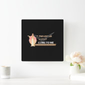 The Loving Christ Come To Me スクエア壁時計 (ホーム)