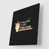 The Loving Christ Come To Me スクエア壁時計 (傾斜)