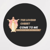 The Loving Christ: Come To Me ラベル (デザイン1)