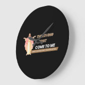 The Loving Christ Come To Me ラージ壁時計 (傾斜)