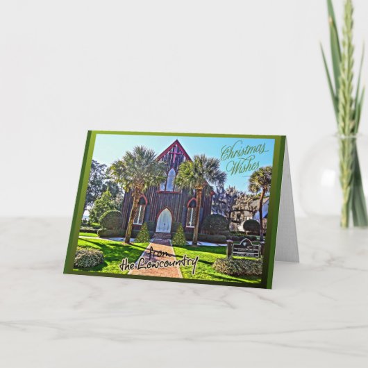The Lowcountry Bluffton SCからのメリークリスマス シーズンカード (正面)