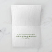 The Lowcountry Bluffton SCからのメリークリスマス シーズンカード (内部)