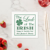 The Luck Of The Irish St. Patrick's Day スタンダードカクテルナプキン (インサイチュ)