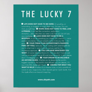 The Lucky 7宣言 – 11x14ポスター ポスター
