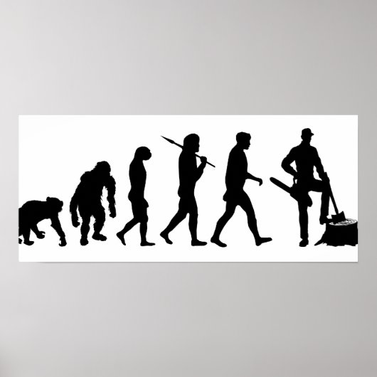 The Lumberjack tree feller loggers bunyan work ポスター (正面)