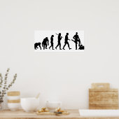 The Lumberjack tree feller loggers bunyan work ポスター (キッチン)