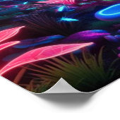 The Lumina Forest: Whispering Neon Lights ポスター (角)