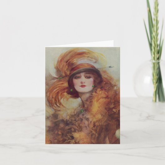 The Lure Of The Green Eyes - W.H. Barribal カード (正面)