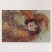 The Lure Of The Green Eyes - W.H. Barribal ジグソーパズル (横)