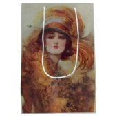 The Lure Of The Green Eyes - W.H. Barribal ミディアムペーパーバッグ (裏面)