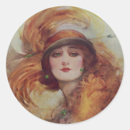 The Lure Of The Green Eyes - W.H. Barribal ラウンドシール