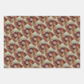 The Lure Of The Green Eyes - W.H. Barribal ラッピングペーパーシート (正面3)