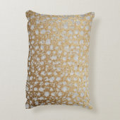 The Luxury of Gold Pattern, Modern, Trendy,Elegant アクセントクッション (裏面(縦))
