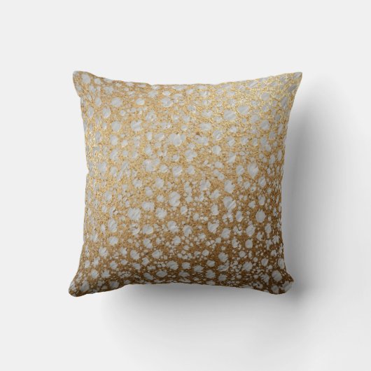 The Luxury of Gold Pattern, Modern, Trendy,Elegant クッション (裏面)
