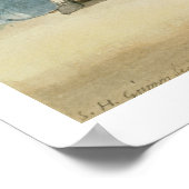 The Macaroni, 1774 (紙付き) ポスター (角)