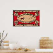 The Machete - Matchbox Print - Sweden Wall Art ポスター (キッチン)