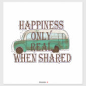 The Magic Bus: Happiness Only Real When Shared -  シール (シート)