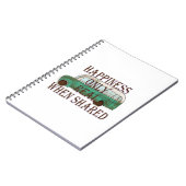 The Magic Bus: Happiness Only Real When Shared -  ノートブック (左側)