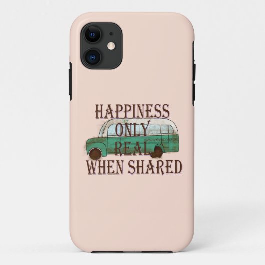 The Magic Bus: Happiness Only Real When Shared -  Case-Mate iPhoneケース (裏面)