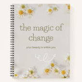 the magic change . inspirational notebook ノートブック (正面)