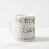 the magic of change . cup for everyday コーヒーマグカップ (正面左)