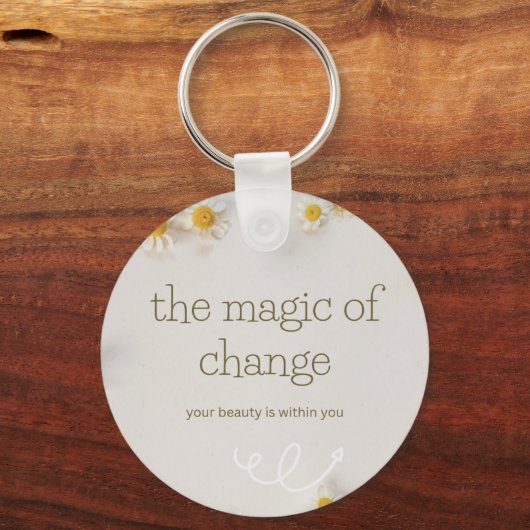 the magic of change , keychain キーホルダー (裏面)