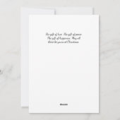 The Magic of Christmas シーズンカード (裏面)