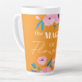 The magic of Flowers カフェラテマグ (左アングル)