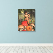 The Magical Flute Player  キャンバスプリント (インサイチュ (ウッドフロア))