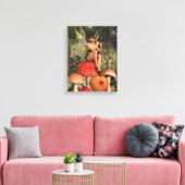 The Magical Flute Player  キャンバスプリント (インサイチュ (リビング))