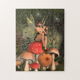 The Magical Flute-Player Postcard Magnet ジグソーパズル