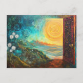 The magical garden portal doorway ポストカード (正面)