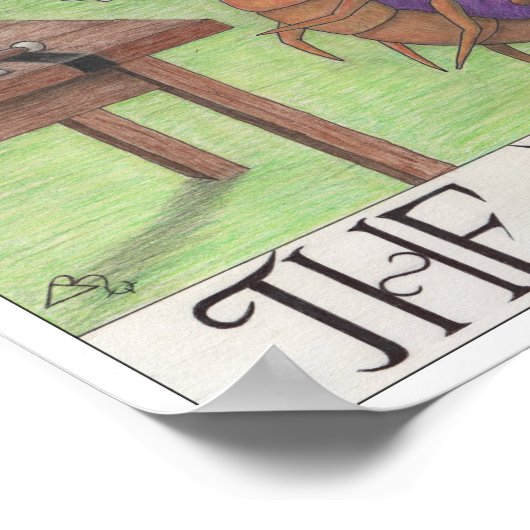 The Magician tarot card ポスター (角)