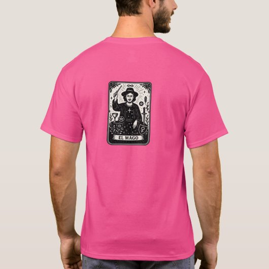 The Magician Tarot Card Print  Tシャツ (裏面)