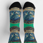 The Magiestial Get Ceirts Green ソックス (上部)