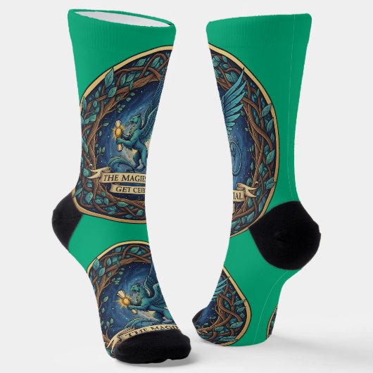 The Magiestial Get Ceirts Green ソックス (傾斜あり)