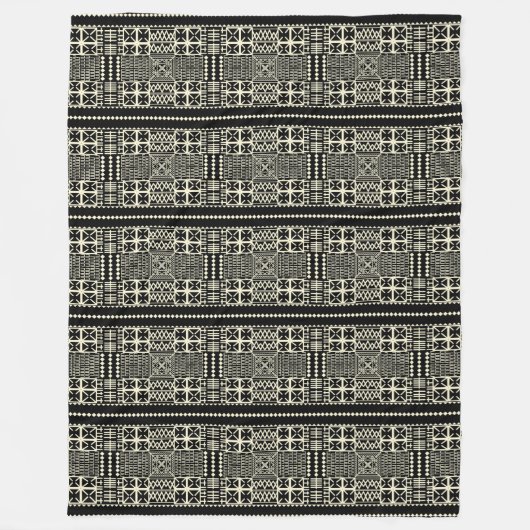 The Magnetic Wodaabe Beauty "Gerewol" Charm フリースブランケット (正面)