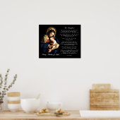 The Magnificat - Madonna and Child Custom Poster ポスター (キッチン)