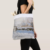 The Magpie by Claude Monet トートバッグ (クローズアップ)