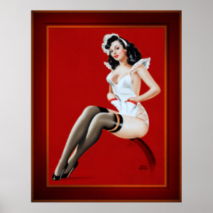 The Maid by Peter Driben ポスター