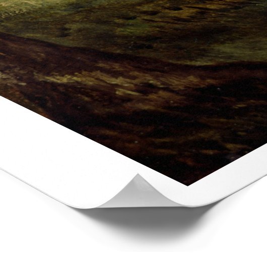 The Mail 王室の Coach with Passers (canvaの油) ポスター (角)