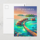 The Maldives The Maldives ポストカード (正面/裏面)