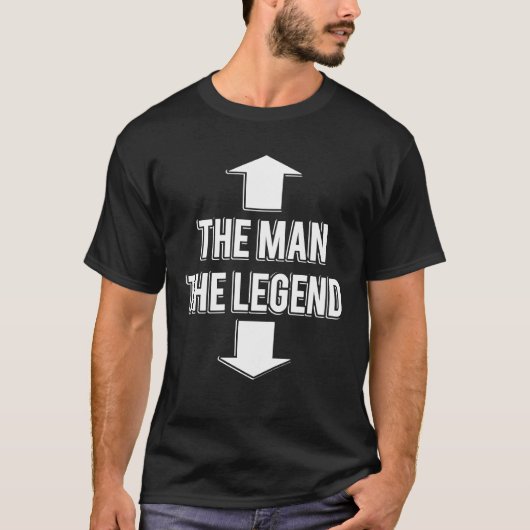 The Man Arrrow Face The Legend Arrow Crotch Tシャツ (正面)