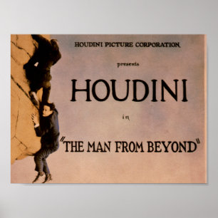 The Man from Beyond (Houdini movie, 1922) ポスター