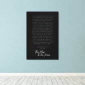 The Man in the Arena - Canvas Art – 白黒 キャンバスプリント (インサイチュ (ウッドフロア))